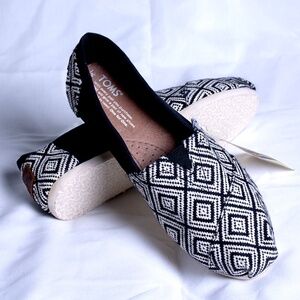 Toms Whisper Diamond Woven Womens 8